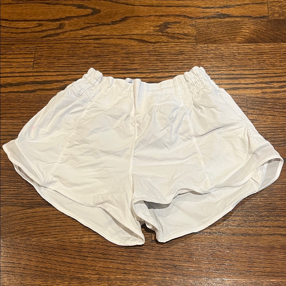 Lululemon Hotty Hot White Women's Athletic Shorts